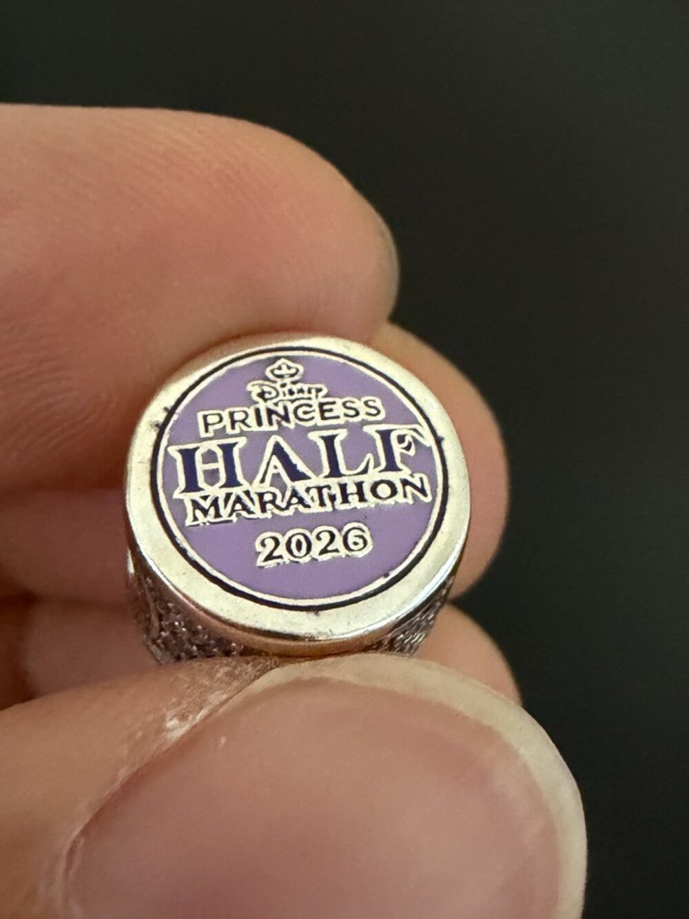 Pandora 2026 Disnay Princess Half Marathon Exclusive Charm